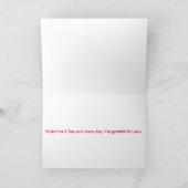 Het Valentijnse Wenskaart van de Harten van de Feestdagen Kaart (Binnen)