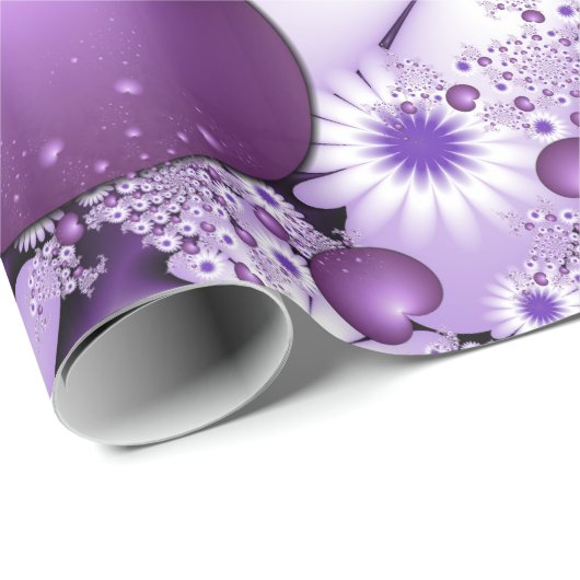 Het vallen in de Abstracte Bloemen van de Liefde & Cadeaupapier (Rol Hoek)