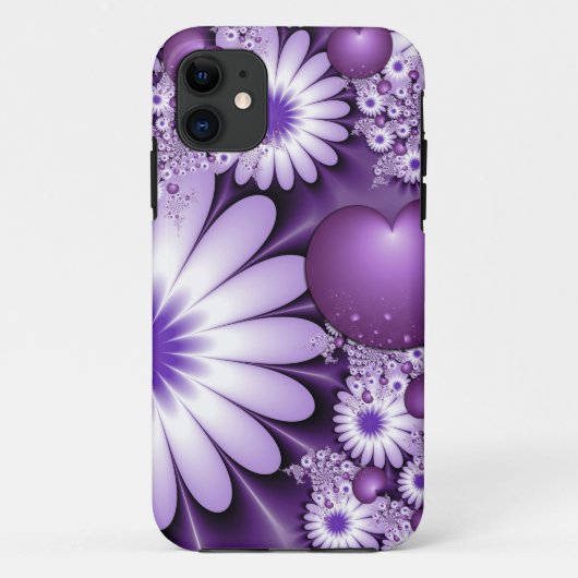 Het vallen in de Abstracte Bloemen van de Liefde & Case-Mate iPhone Case (Achterkant)