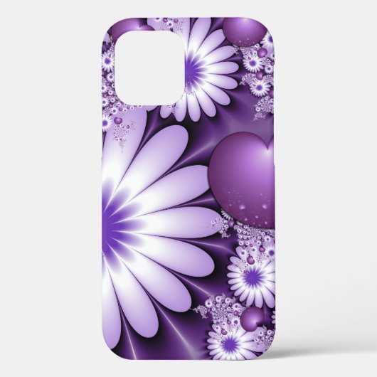 Het vallen in de Abstracte Bloemen van de Liefde & Case-Mate iPhone Case (Achterkant)