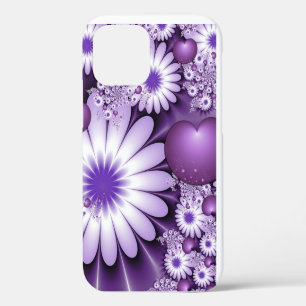Het vallen in de Abstracte Bloemen van de Liefde & iPhone 12 Hoesje