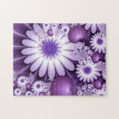 Het vallen in de Abstracte Bloemen van de Liefde & Legpuzzel (Horizontaal)