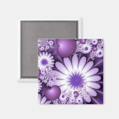 Het vallen in de Abstracte Bloemen van de Liefde & Magneet (Voorkant / Achterkant)