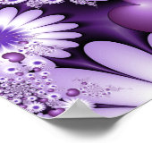 Het vallen in de Abstracte Bloemen van de Liefde & Poster (Hoek)