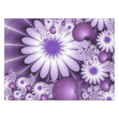 Het vallen in de Abstracte Bloemen van de Liefde & Tafelkleed (Voorkant (Horizontaal))