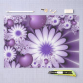 Het vallen in de Abstracte Bloemen van de Liefde & Tissuepapier (Craft)