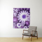 Het vallen in de Abstracte Bloemen van de Liefde & Wandkleed (In situ)