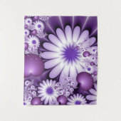 Het vallen in de Abstracte Bloemen van de Liefde & Wandkleed (Voorkant)