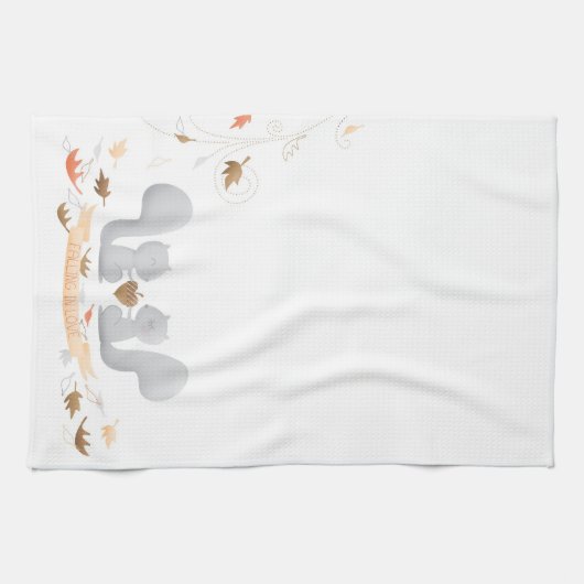 Het vallen in de keukenhanddoek van de liefdeseekh (Horizontaal)