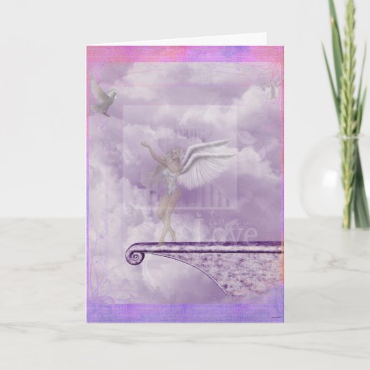 Het vallen in Liefde Kaart (Voorkant)