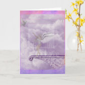 Het vallen in Liefde Kaart (Gele Bloem)