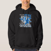 Het vallen met Stijl wordt genoemd Skydiving Hoodie (Voorkant)