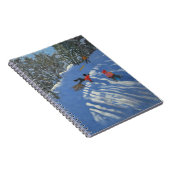 Het vallen van de Sledge Morzine Notitieboek (Rechterzijde)