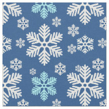 Het vallen van Snowflakes betwist Blauw