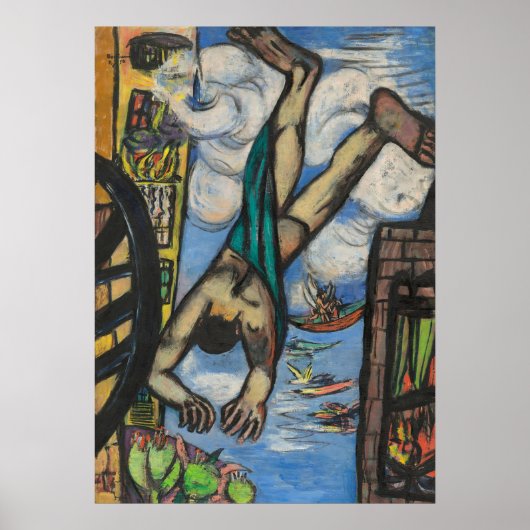 HET VALLENDE MAN POSTER (Voorkant)