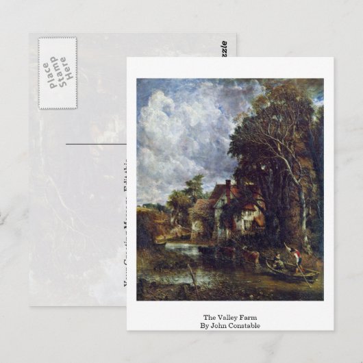 Het Valley Boerderij van John Constable Briefkaart (Voorkant / Achterkant)