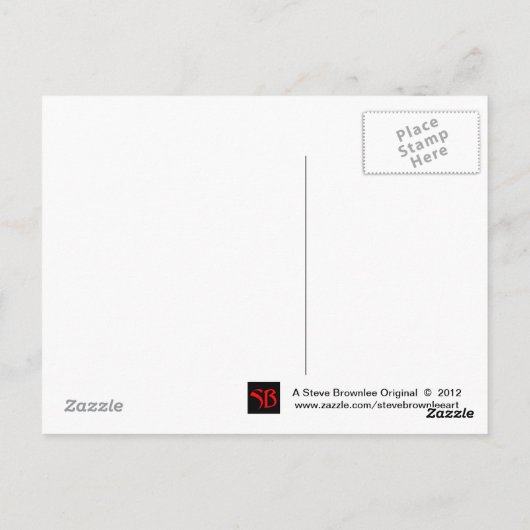 Het Vamp Halloween Briefkaart (Achterkant)