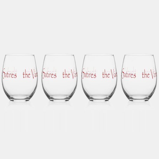 Het Vampire Satires-script Wijnglas Zonder Voet (Rechts)