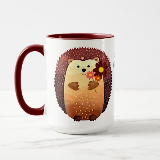 Het van de Broer Inspirerend Citaat Cute Hedegel h Mok (Links)