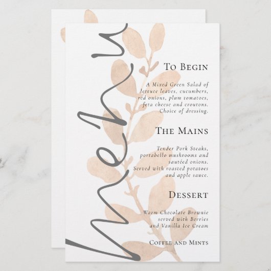 Het Van het Berichten van het Manuscript van de be (Voorkant / Achterkant)