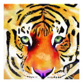 Het vangen van de Majesteit: Een Tijger Foto Afdruk (Voorkant)