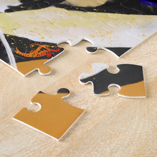 Het vangen van de Majesteit: Een Tijger Legpuzzel (Zijkant)