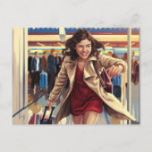 Het vangen van een Flight ArtWork Briefkaart (Voorkant)