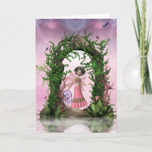 Het vangen van het Wenskaart van de Droom Kaart (Voorkant)