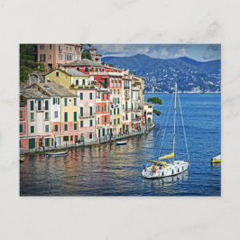Het varen Portofino en het Italiaanse Briefkaart