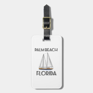Het Varen van Florida van het Palm Beach Bagagelabel
