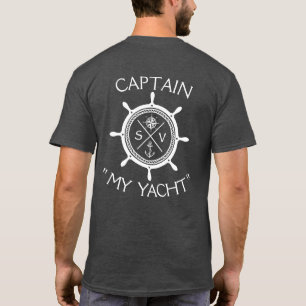 Het Varen van SV van de douane het Logo "Jouw naam T-shirt
