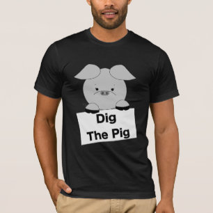 Het varken (grijs) T-shirt dig
