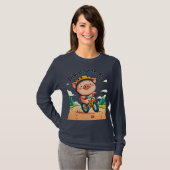 Het varken kan niet vliegen. t-shirt (Voorkant volledig)