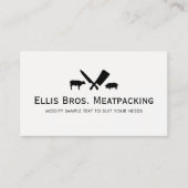 Het Varken van de besnoeiing en de Slagerij van de Visitekaartje (Voorkant)