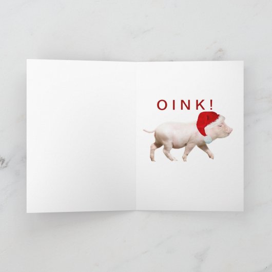 Het Varken van de pens knort Kaart (Binnen)