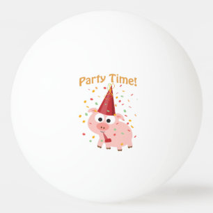 Het Varken van de tijdconfettien van de partij Pingpongbal