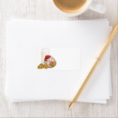 Het Varken van het Koekje van Kerstmis Etiket (Insitu)