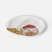Het Varken van het Koekje van Kerstmis Papieren Bordje (Gekanteld)