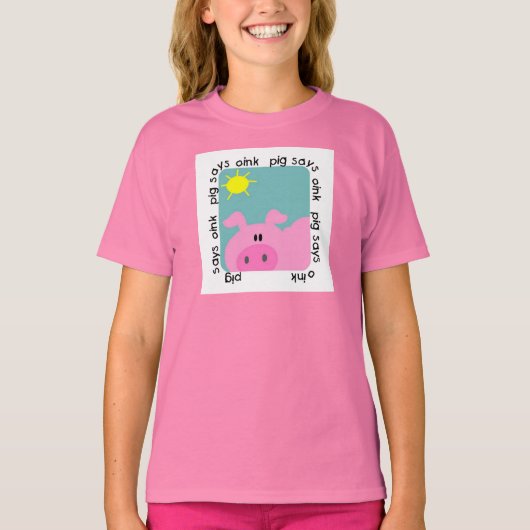 Het varken zegt T-shirts en Giften knor (Voorkant)