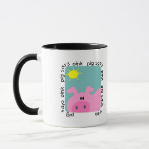 Het varken zegt T-shirts en Giften knor Mok
