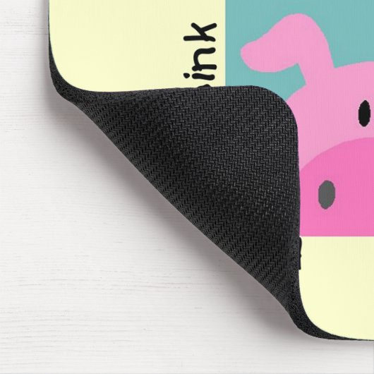 Het varken zegt T-shirts en Giften knor Muismat (Hoek)