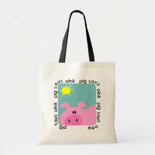 Het varken zegt T-shirts en Giften knor Tote Bag