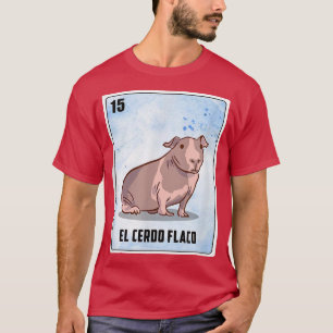 Het varkenshuid magere grappige kostuum varkens ma t-shirt