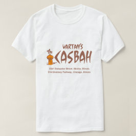 Het Vartan's Casbah Restaurant, Skokie-Chicago T-shirt