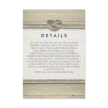 Het vastbinden van de knoop rustieke strand bruilo