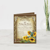 Het vastbinden van de Knot Couple Shower (Voorkant)