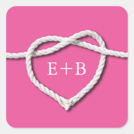 Het vastbinden van de Knot Fuchsia Sticker