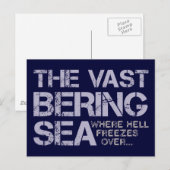 HET VASTE BERING ZEE... BRIEFKAART (Voorkant / Achterkant)