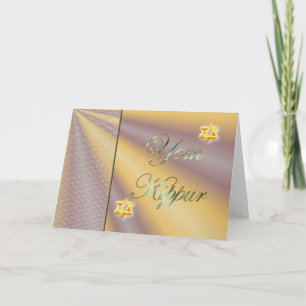 Het Vasten van de Vakantie van Kippur van Yom de Kaart