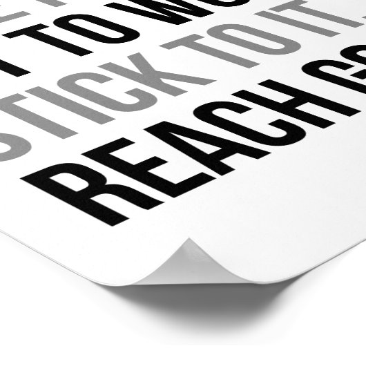 Het vastgestelde Doel maakt Plan worden van het We Poster (Hoek)